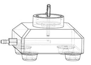 Tischmessvorrichtung pneumatische Laengenmessung Tischmessvorrichtung pneumatische Laengenmessung