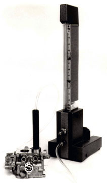 Anzeigesaeule pneumatische Laengenmessung Anzeigesaeule pneumatische Laengenmessung